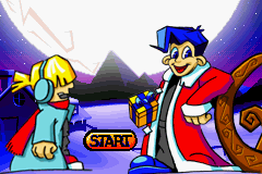 Santa Claus Jr. Advance Title Screen